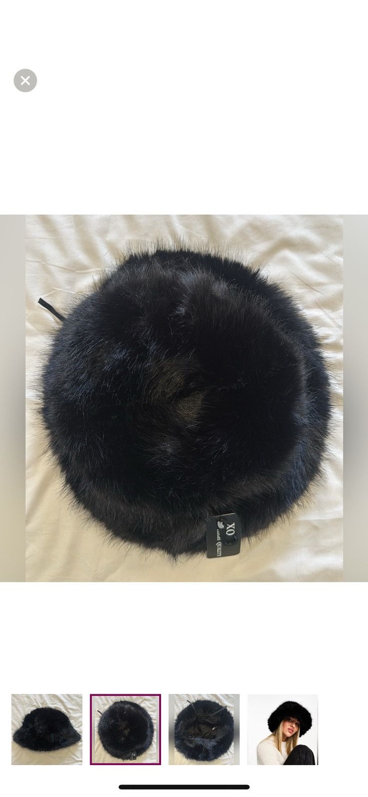 Vintage Fuzzy Beanie Hat Size ONE SIZE - 2 Thumbnail
