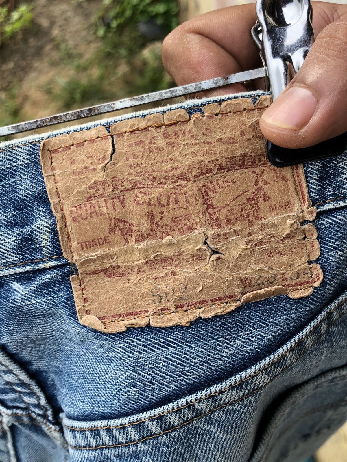 Levi's Levi’s 502 Big E J22 Distressed Denim Size US 28 / EU 44 - 8 Thumbnail