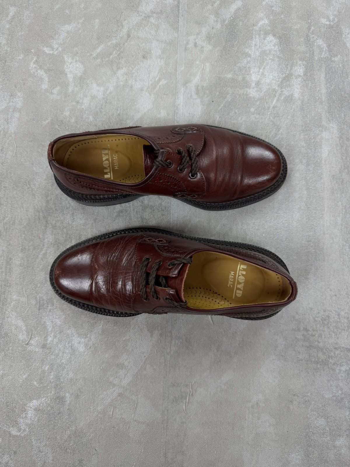 LLOYD Lloyd Marac Mens derby brown leather shoes Men classic shoes Size US 6 / EU 39 - 5 Thumbnail