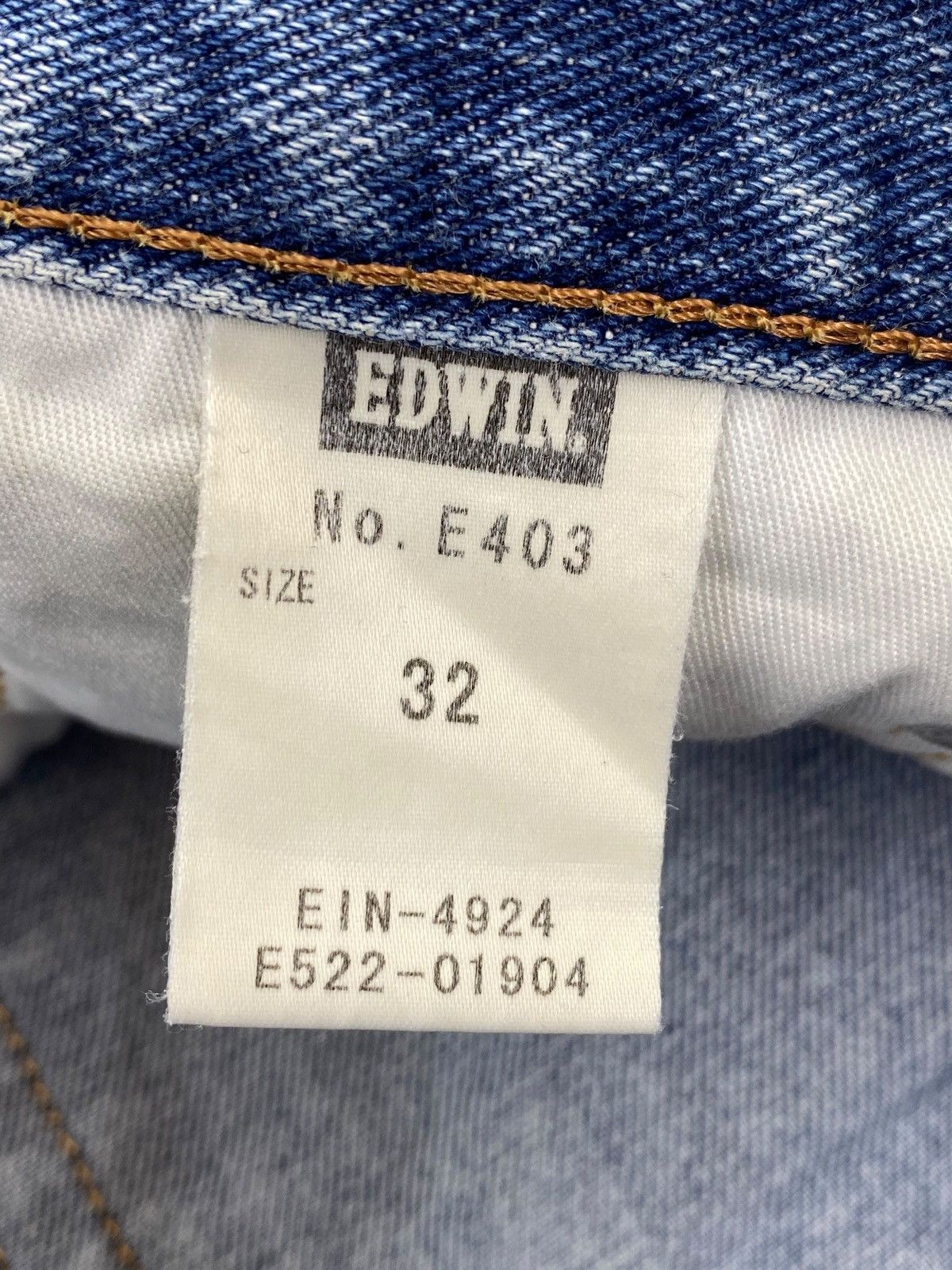 Edwin Edwin Faded Wash Ripped Style Loose Jeans Size US 32 / EU 48 - 14 Thumbnail