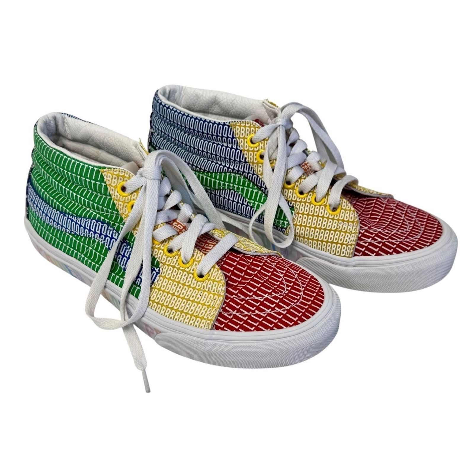 Vans VANS Pride LGBTQ Rainbow Sk8-Mid Tops Cushioned Shoes 7/8.5 Size US 8.5 / IT 38.5 - 2 Thumbnail