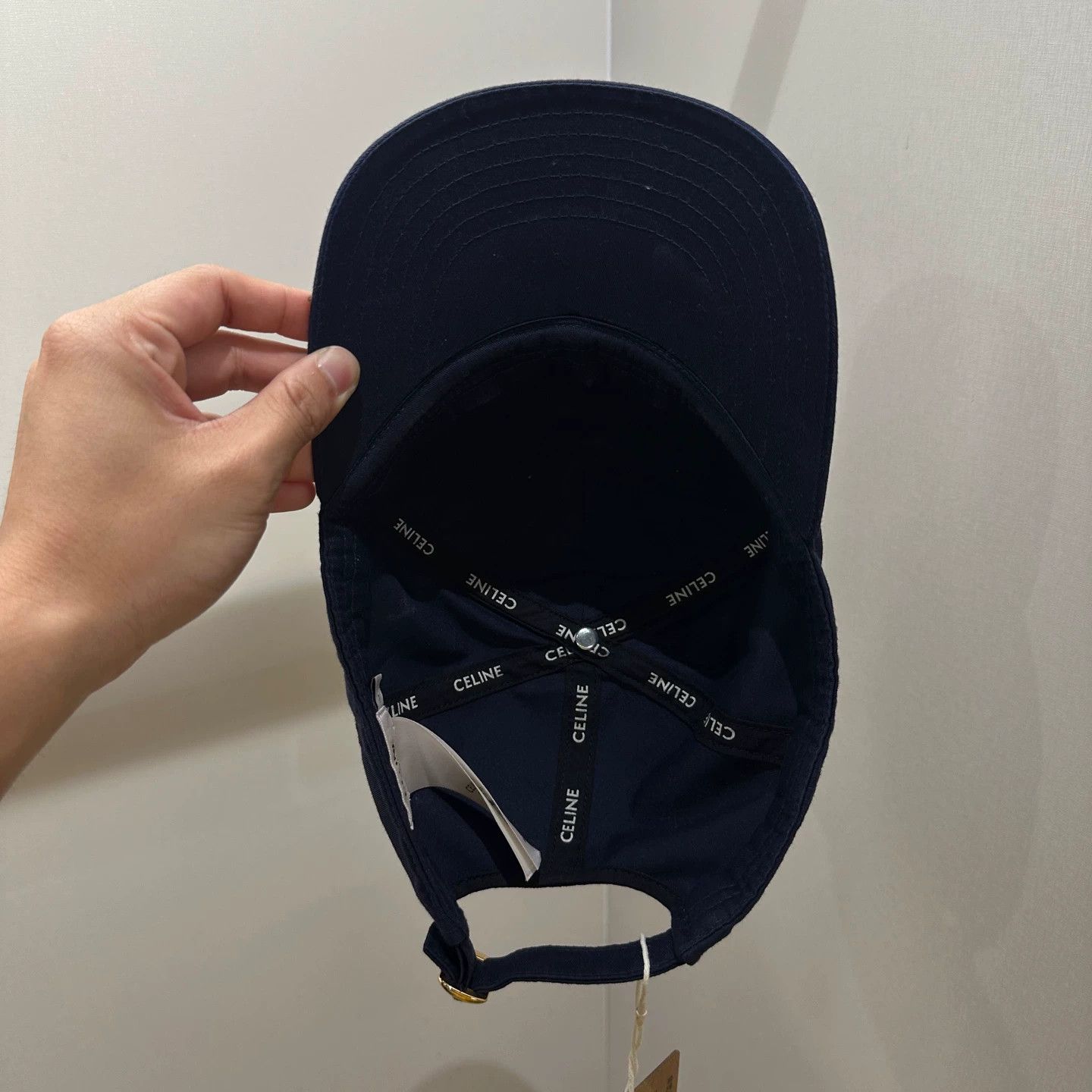 Celine Celine may123 Logo Lettering Baseball Cap L Cotton Size ONE SIZE - 4 Thumbnail