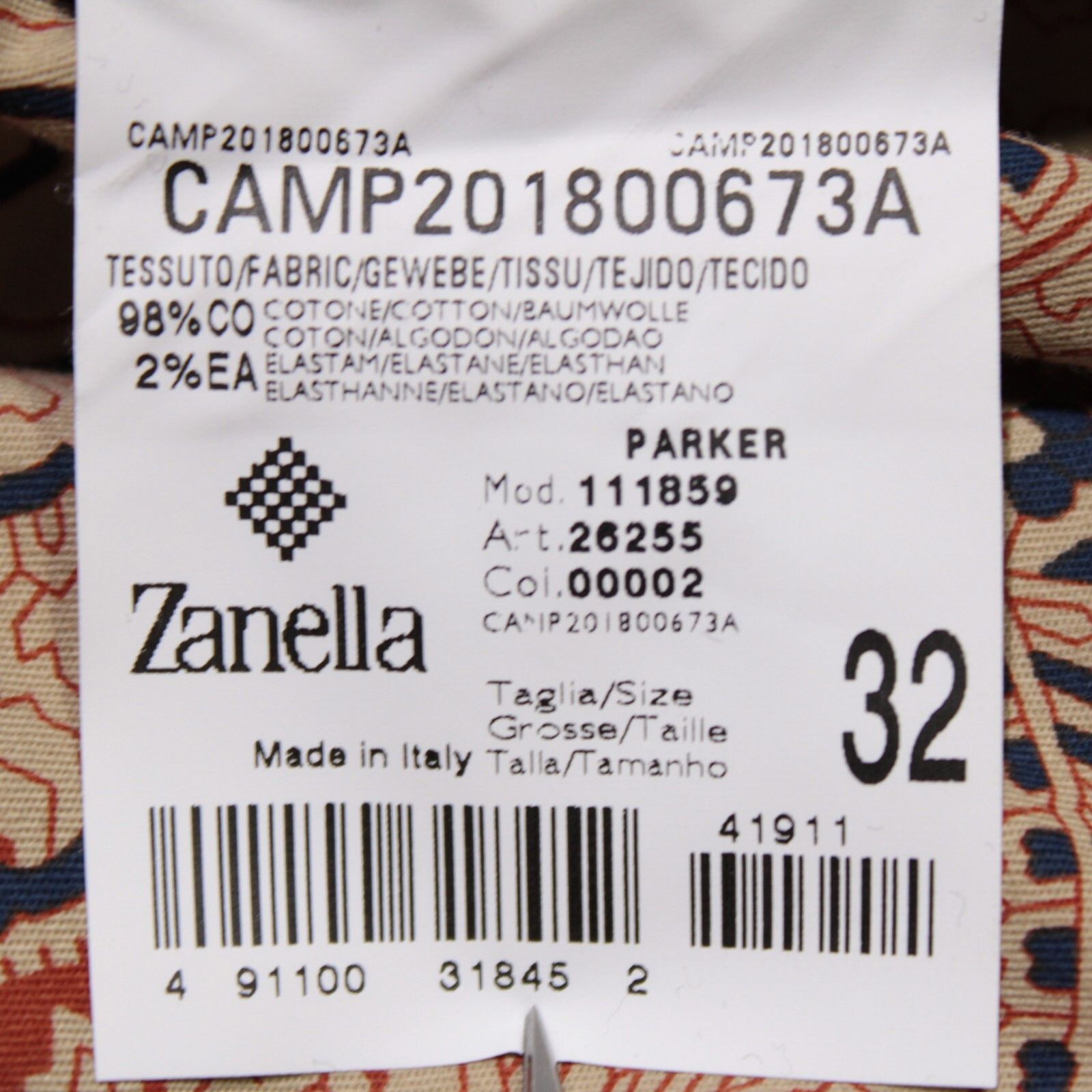 Zanella Zanella New with tags Chino Size 32 US In Gray Size US 32 / EU 48 - 6 Thumbnail