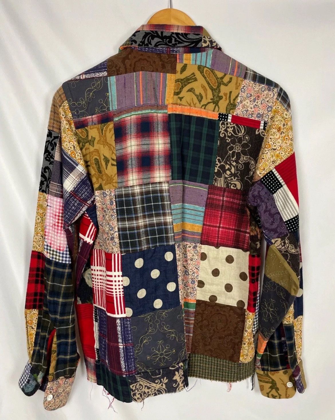 Needles × Nepenthes NEEDLES Mixed Fabric Patchwork Camp Shirt Men’s S Rebuild Size US S / EU 44-46 / 1 - 3 Thumbnail
