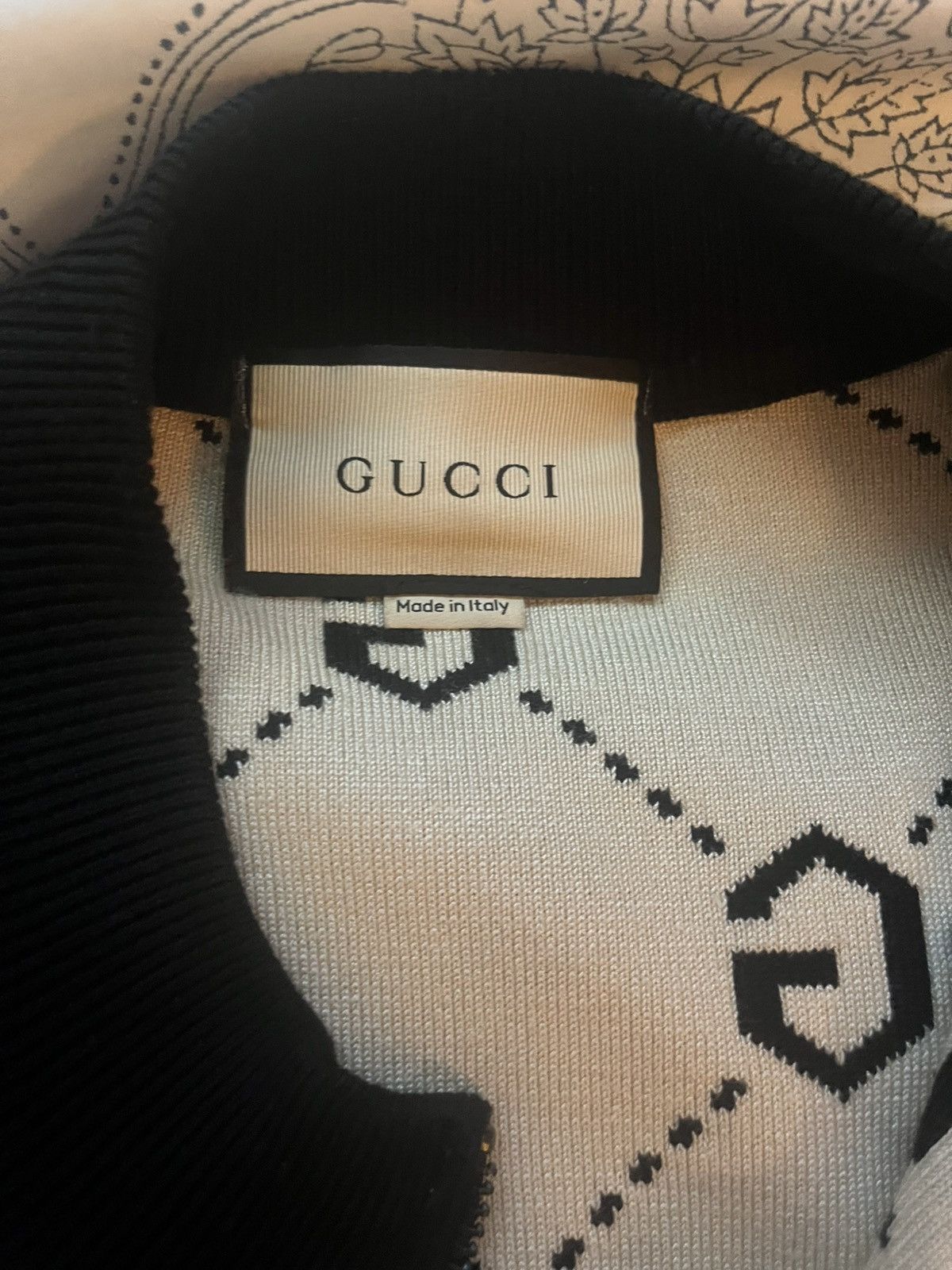 Gucci Gucci GG Jacquard Black Logo Sweatshirt Size US L / EU 52-54 / 3 - 5 Thumbnail