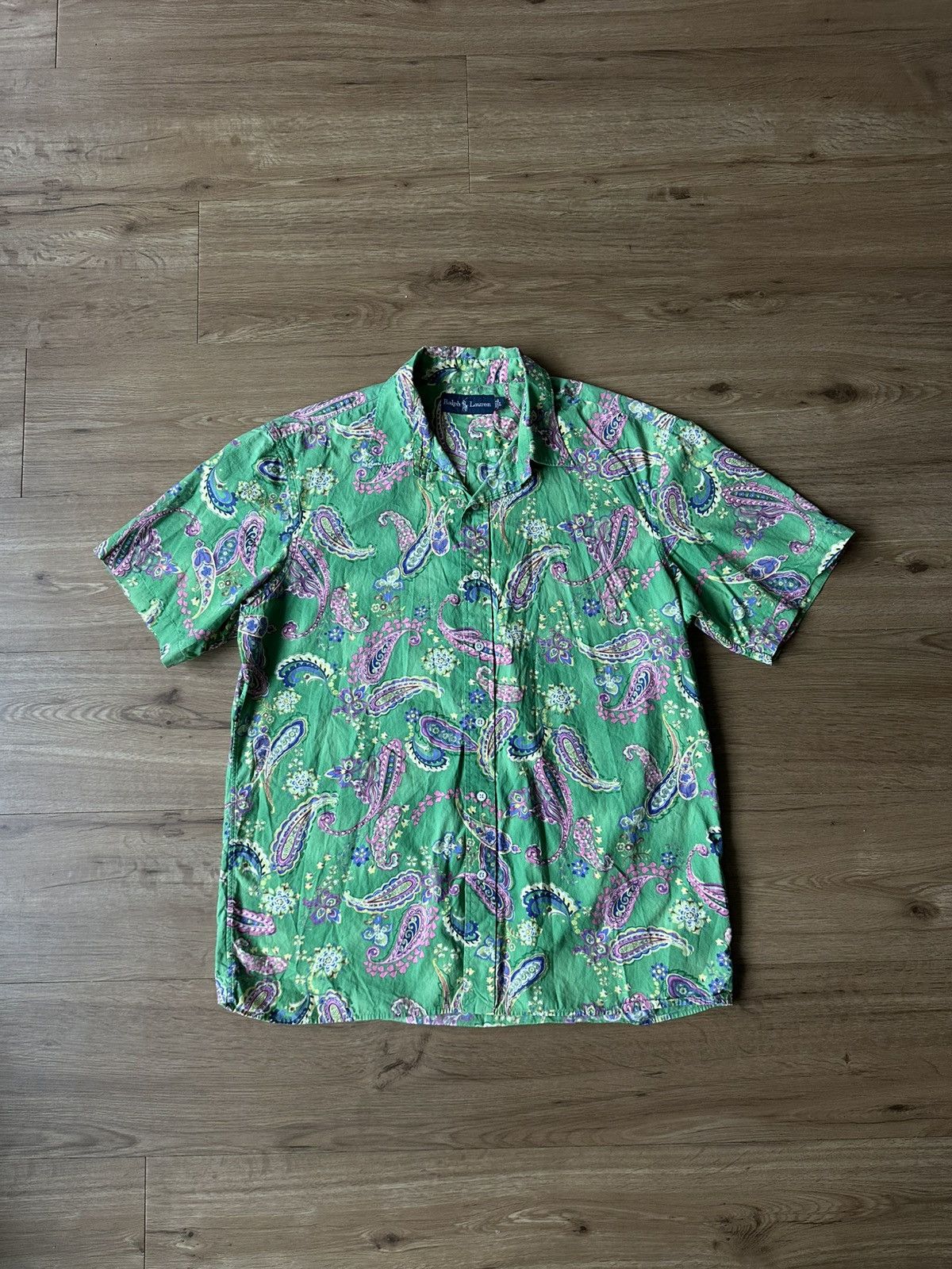 Polo Ralph Lauren Vintage 90s Polo Ralph Lauren Bandana Style Shirt Size US L / EU 52-54 / 3 - 1 Thumbnail