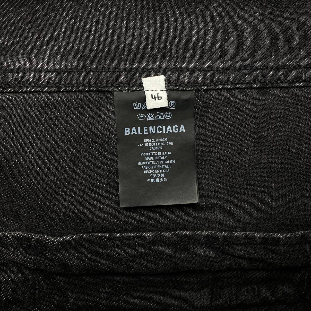 Balenciaga Balenciaga Graffiti Oversize Denim Jacket Size US S / EU 44-46 / 1 - 7 Thumbnail