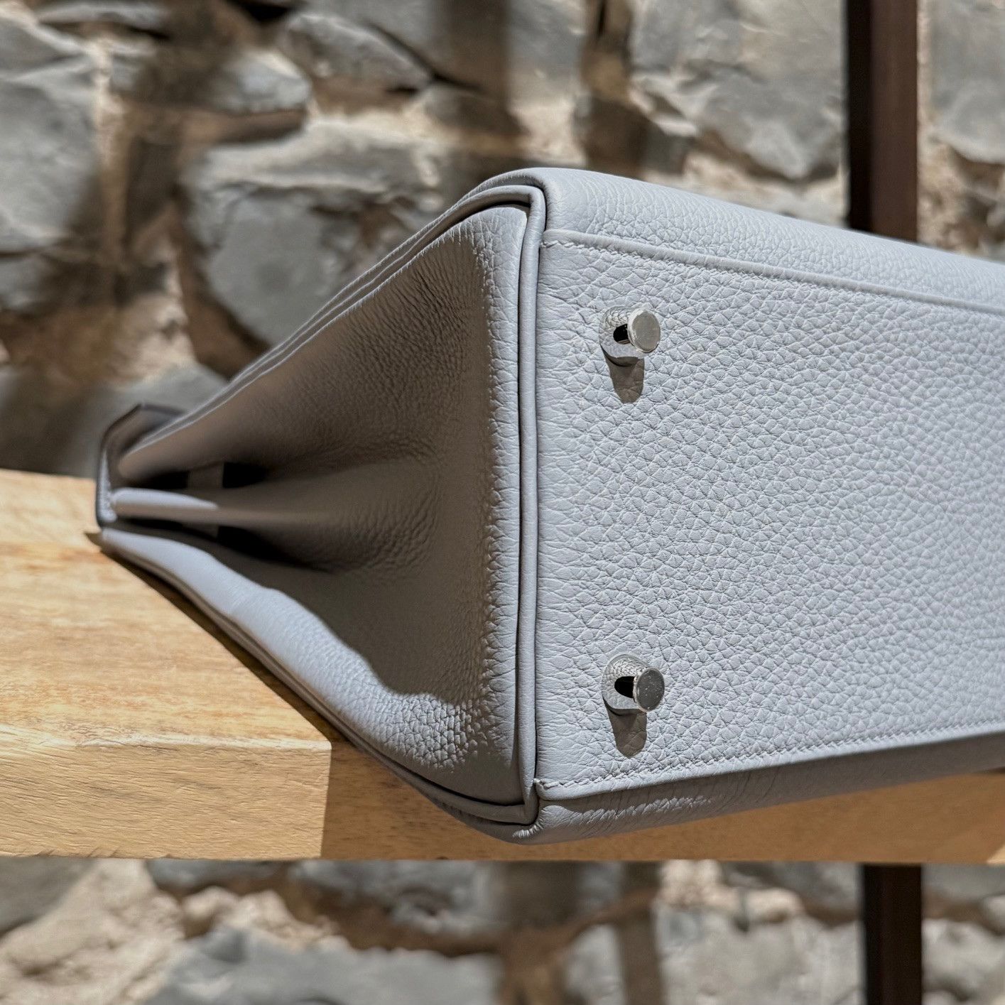 Hermes Hermès 2025 Gris Pantin Togo Kelly Retourne 28 PHW Bag Size ONE SIZE - 9 Thumbnail