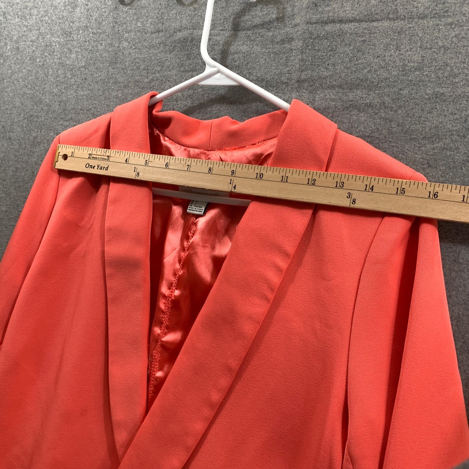 Forever 21 FOREVER 21 Suits Womens Size Large Orange Formal Top Blazer Size L / US 10 / IT 46 - 4 Thumbnail