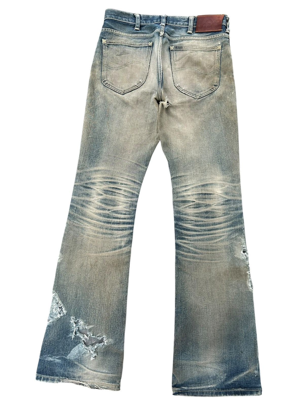 Kapital Rusty Flare Vintage Lee Distressed Denim Jeans Size US 31 - 4 Thumbnail