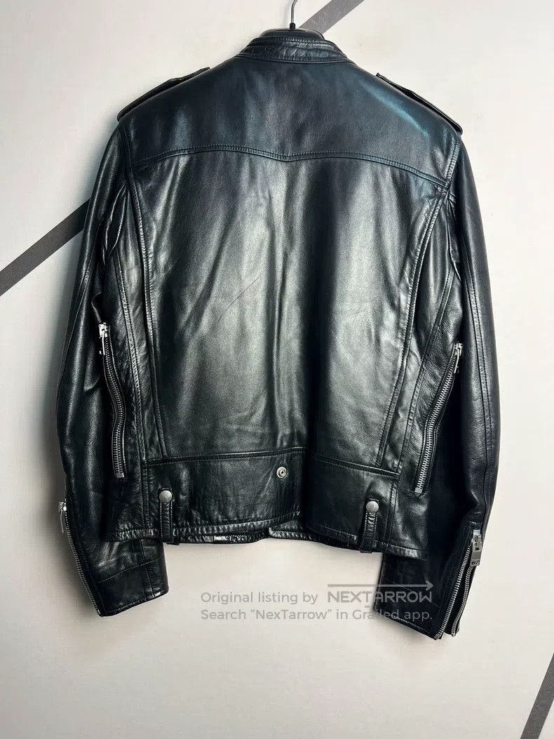 Saint Laurent Paris Saint Laurent Paris Lamb Leather Lapel Double-breasted Bik Size US M / EU 48-50 / 2 - 2 Thumbnail
