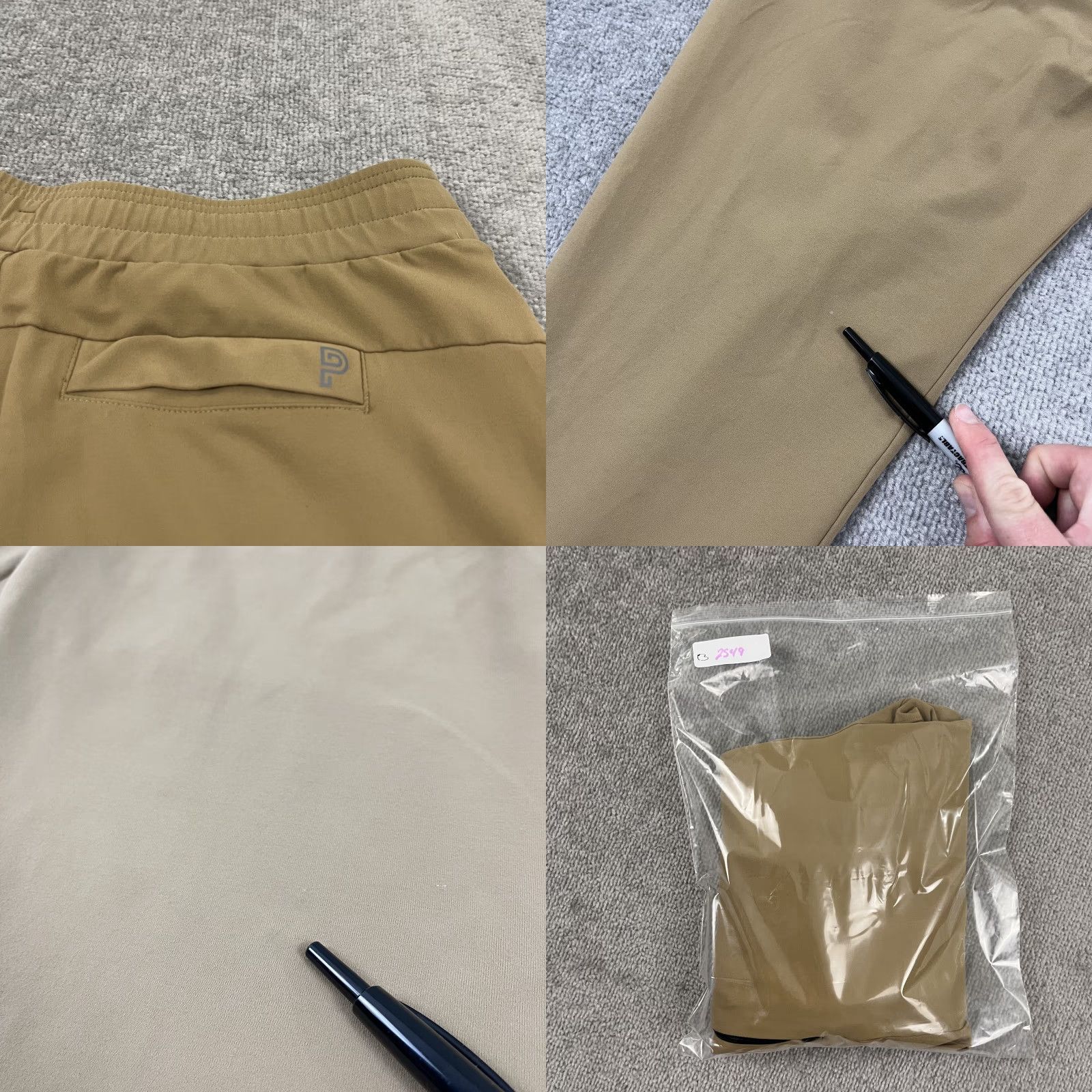 Vintage Public Rec All Day Every Day Pants Mens 32 x 34 Brown Athletic Casual Travel Workwear Size US 32 / EU 48 - 8 Thumbnail