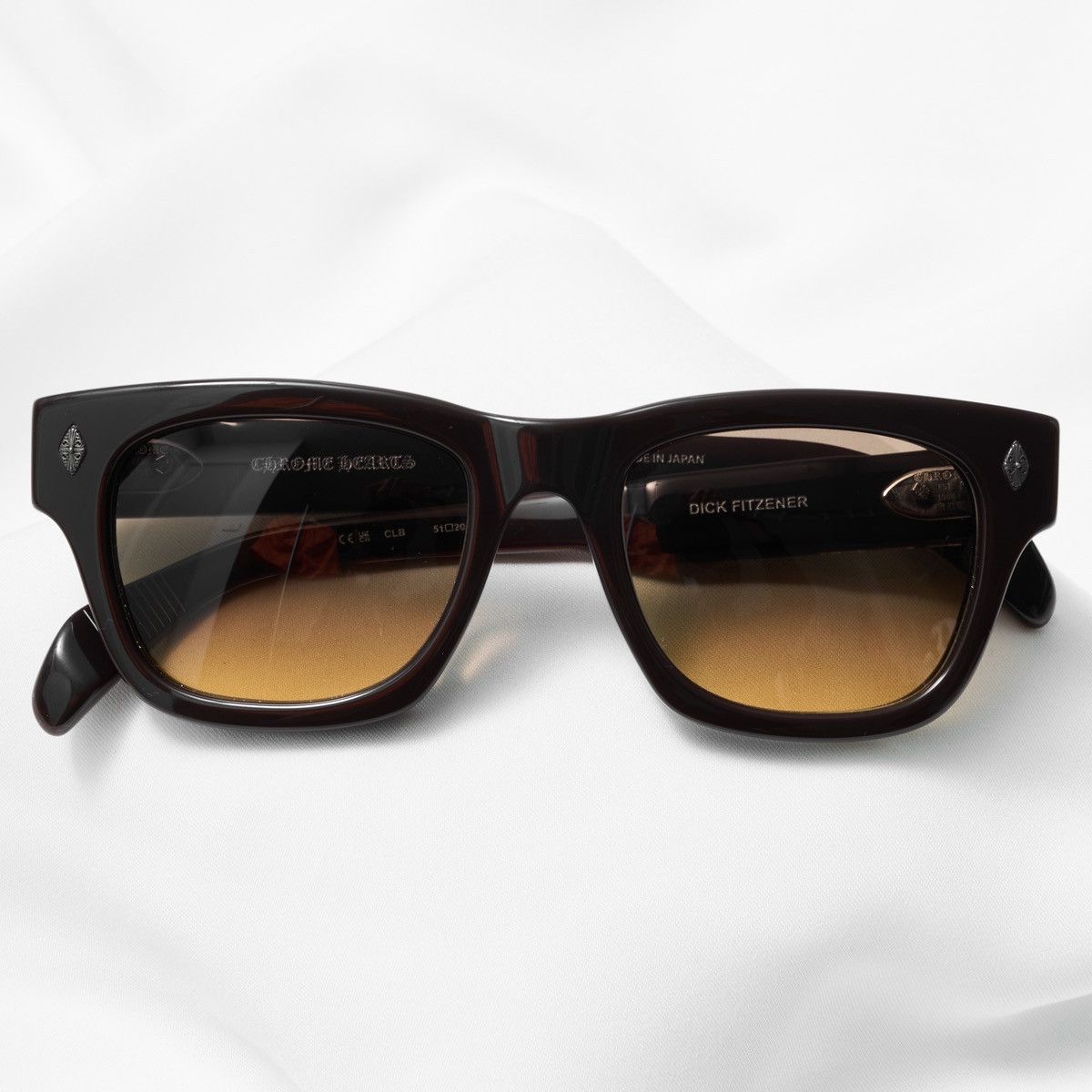 Chrome Hearts CHROME HEARTS DICK FITZENER CLASSIC BROWN GLASSES Size ONE SIZE - 6 Thumbnail