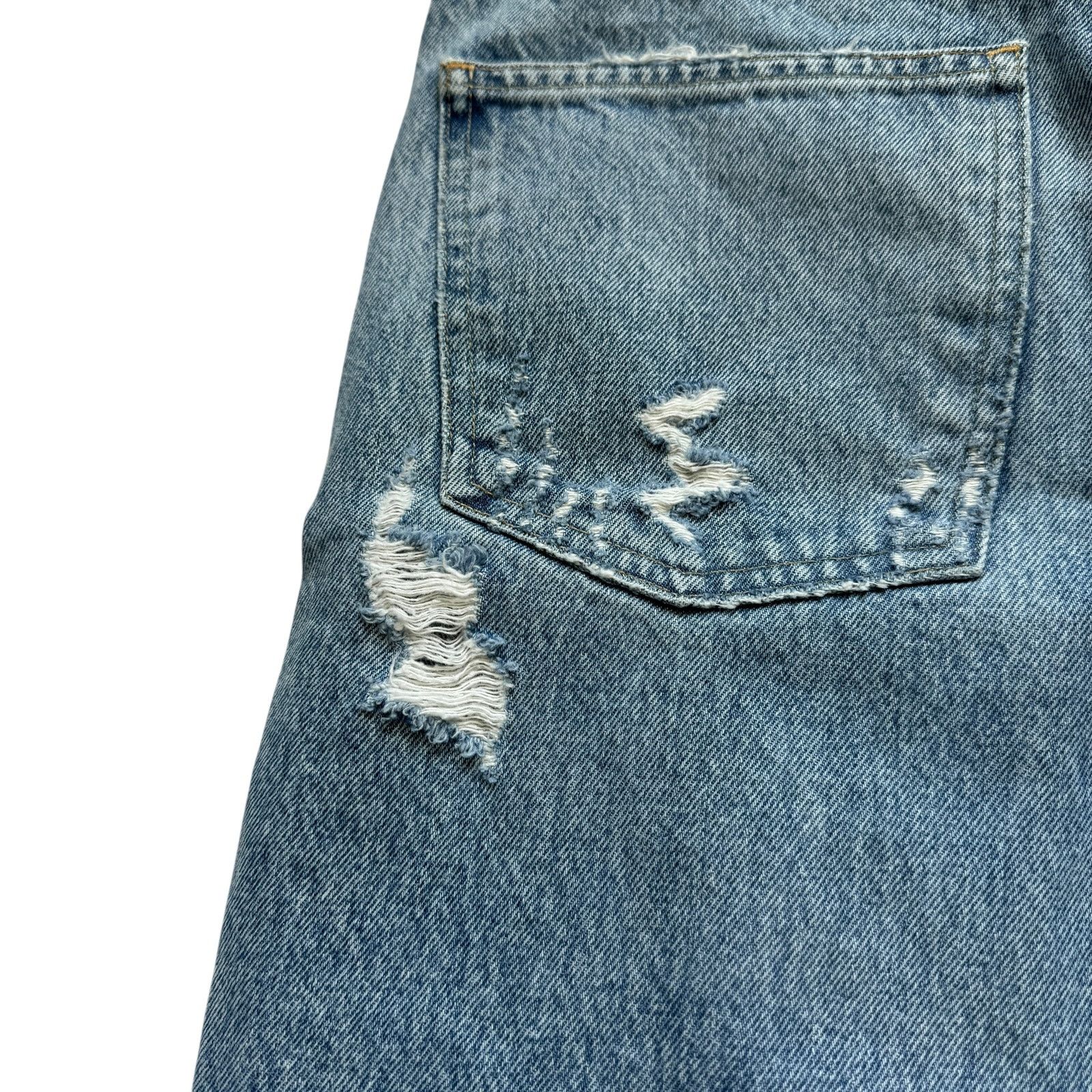 Agolde AGOLDE 90's Mid Rise Loose Fit Fall Out Wash Distressed Size 25" / US 0 / IT 36 - 6 Thumbnail
