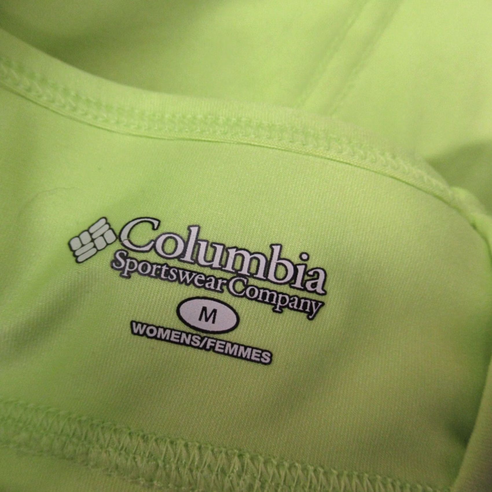Vintage Columbia Bra Medium Yellow Sports Workout Activewear Support Lightweight Womens Size ONE SIZE - 4 Thumbnail