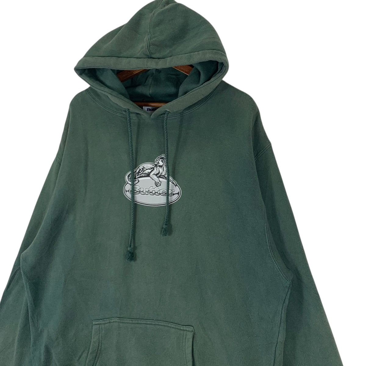 Vintage VINTAGE BUTTER PULLOVER HOODIE SWEATER Size US L / EU 52-54 / 3 - 3 Thumbnail