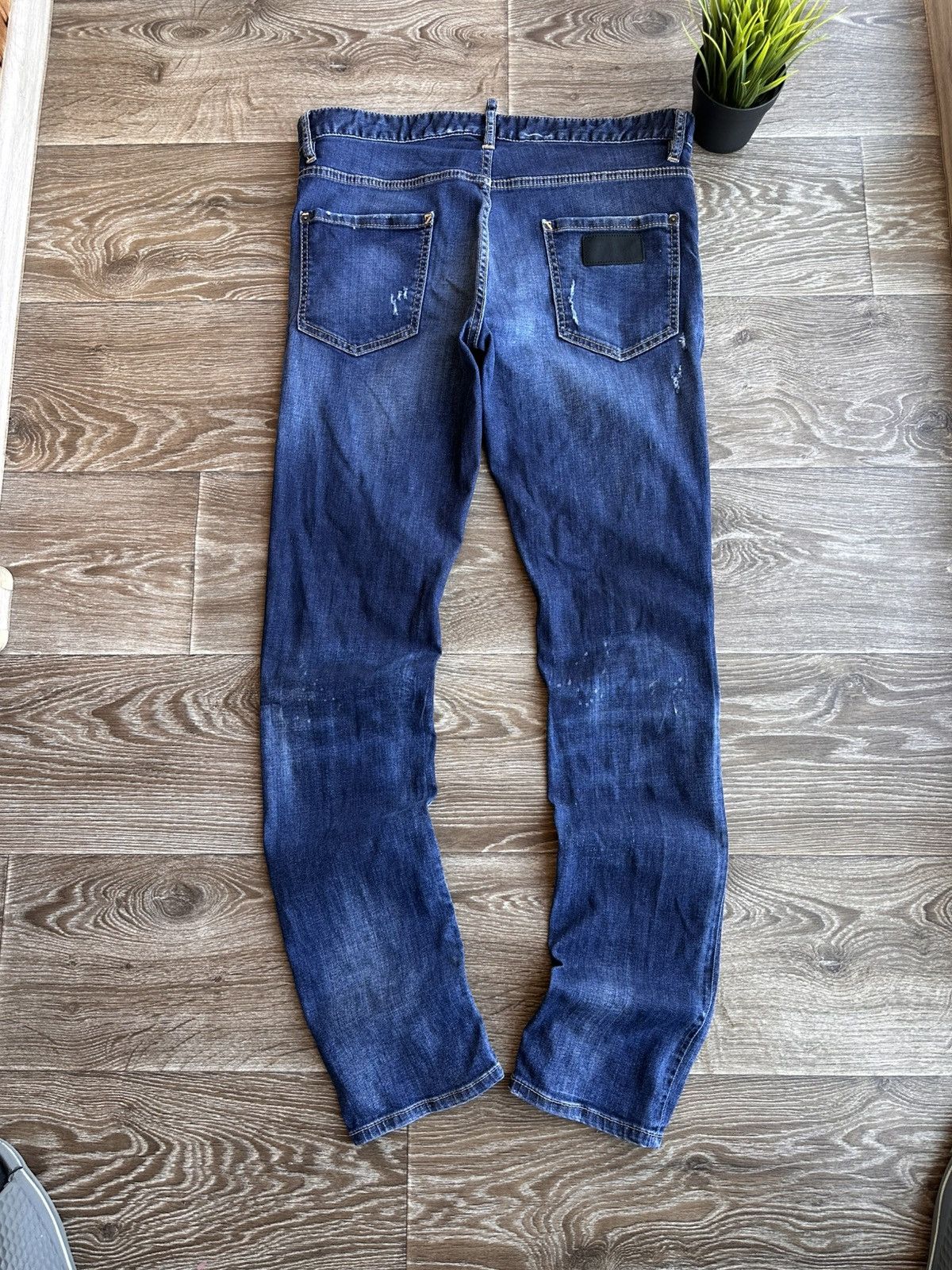 Dsquared2 🔥 Dsquared2 Skinny Distressed Denim Jeans Pants Cool Guy Y2K Size US 34 / EU 50 - 2 Thumbnail
