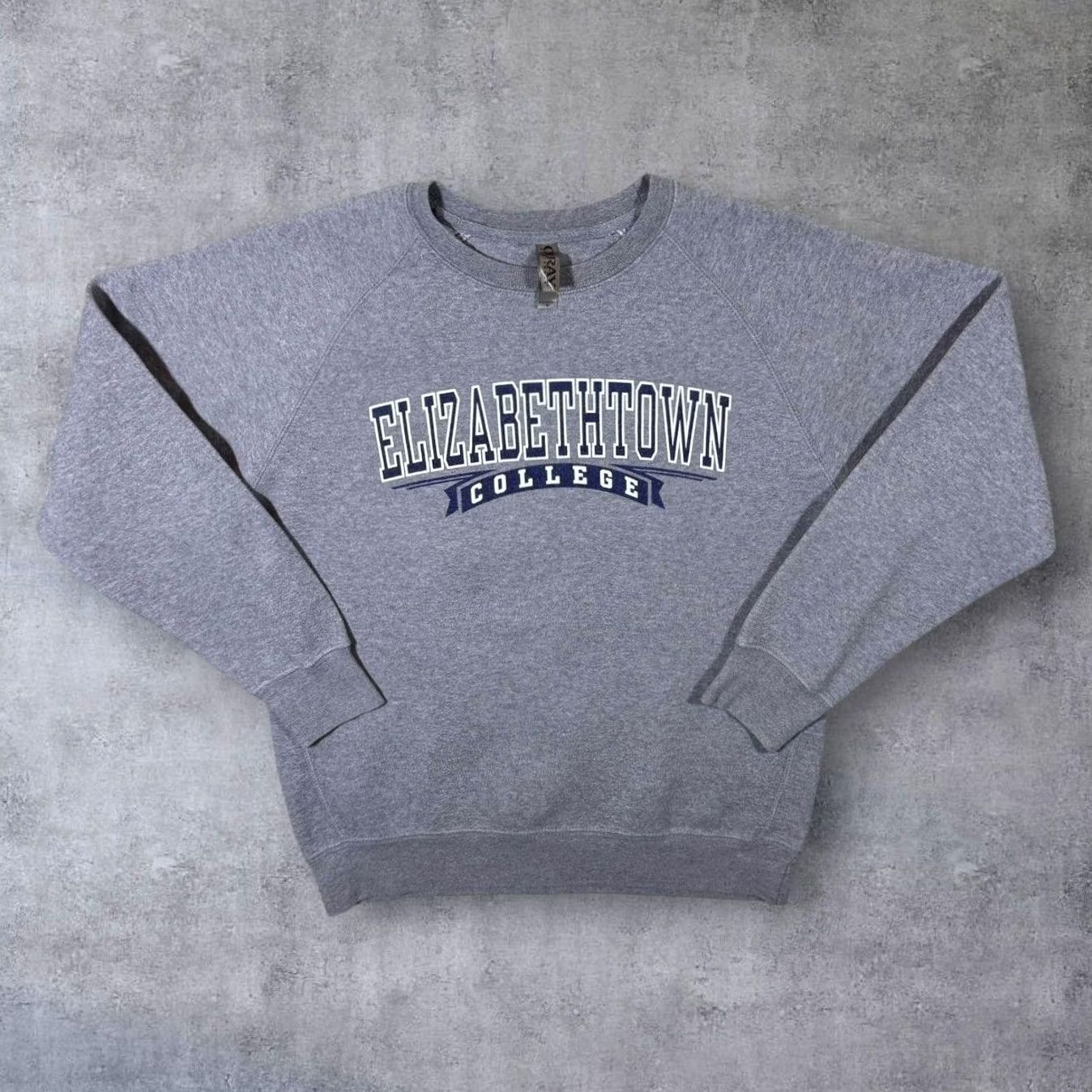 Vintage Elizabethtown College Pennsylvania Graphic Grey Crewneck Sweatshirt Small Mens Pullover Logo Short Sleeve? Size US S / EU 44-46 / 1 - 2 Thumbnail