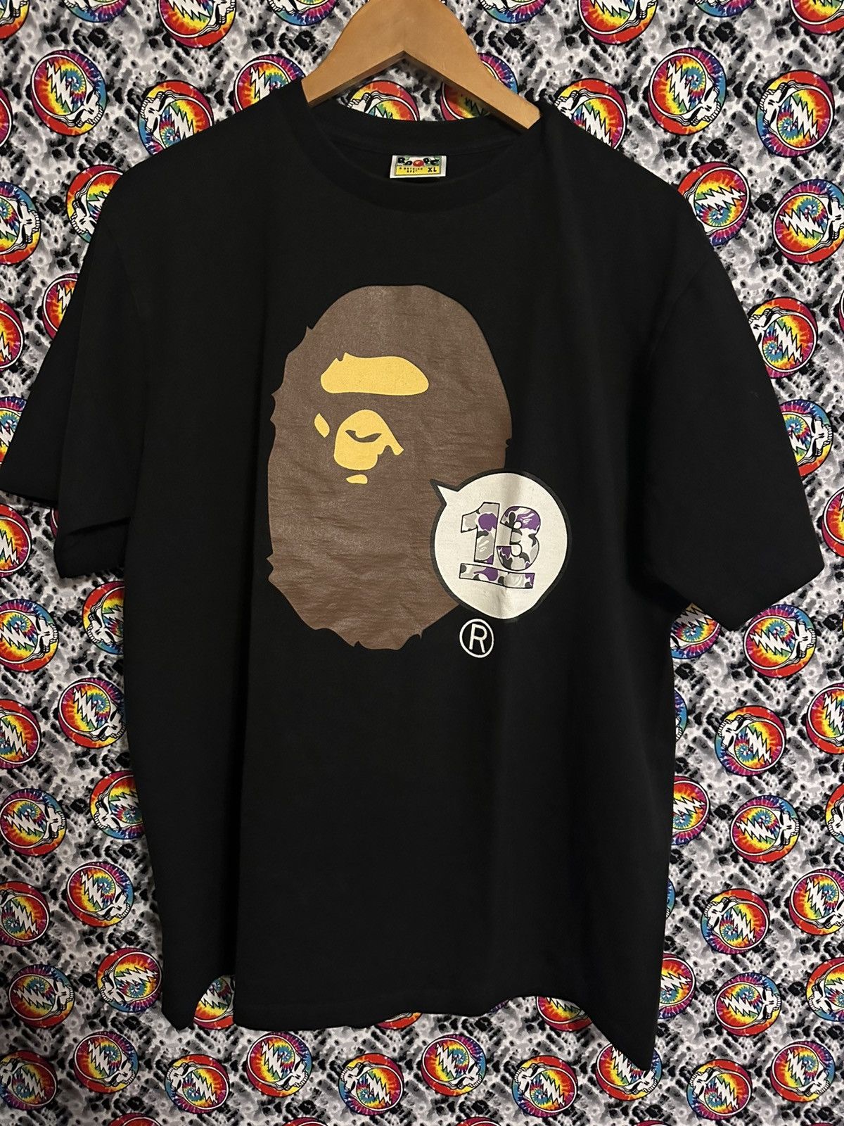 Bape Bape New York 13th Anniversary Ape Head Tee Size US XL / EU 56 / 4 - 1 Thumbnail