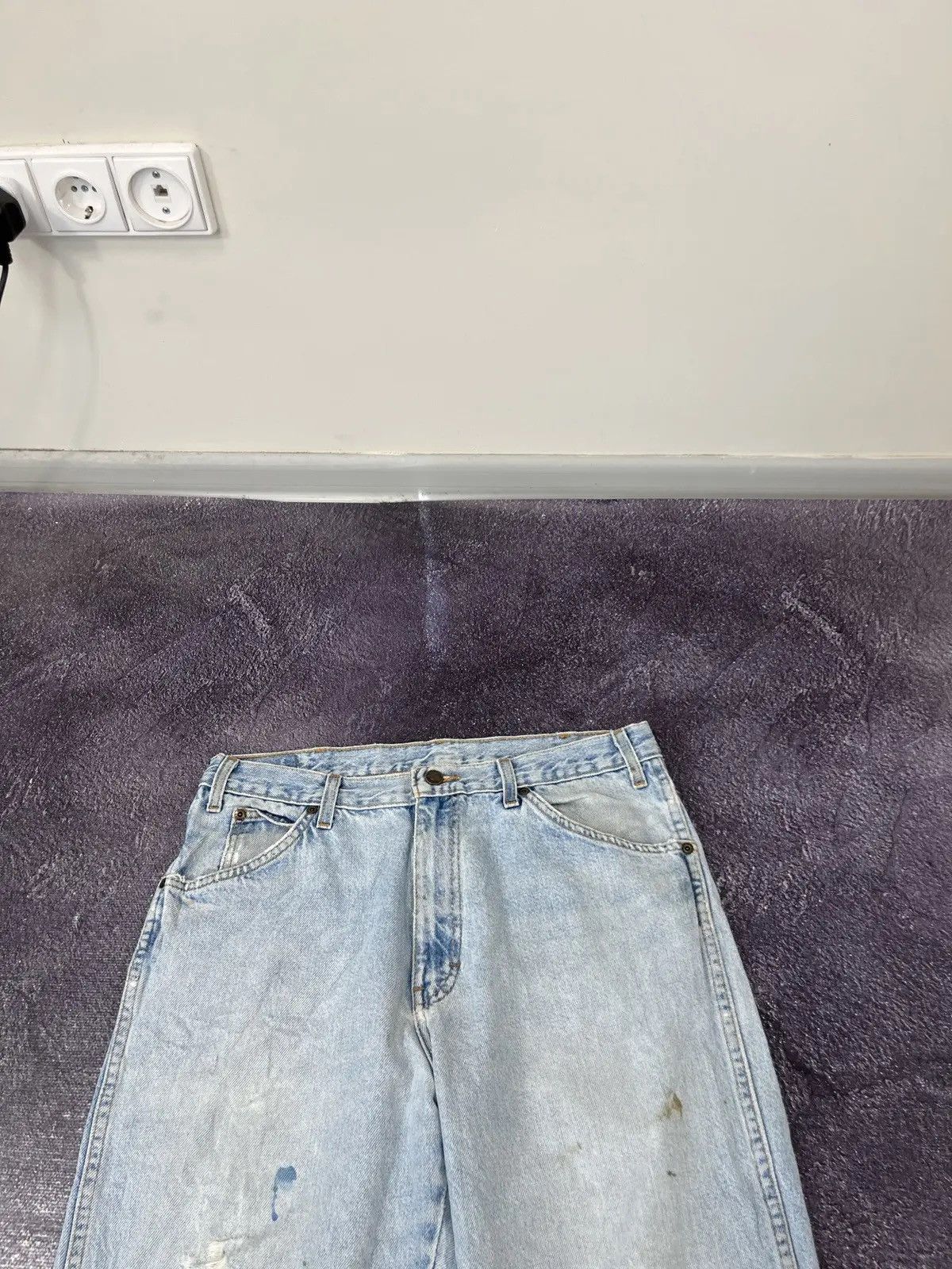 Dickies Vintage Dickies Faded Light Blue USA Denim Hype Jeans Size US 34 / EU 50 - 10 Thumbnail