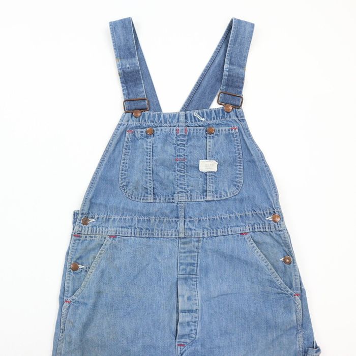 Vintage Vintage 60s Big Mac Low Back Bib Overalls Heritage Denim