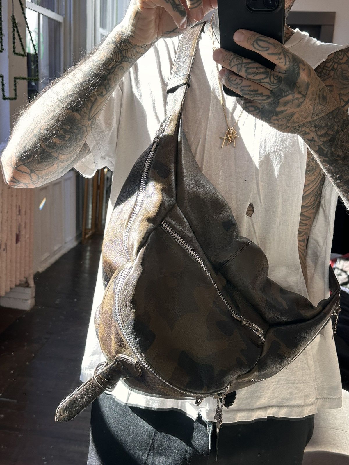 Chrome Hearts CHROME HEARTS XXL CAMO SNAT GUNSLINGER BAG Size ONE SIZE - 5 Thumbnail