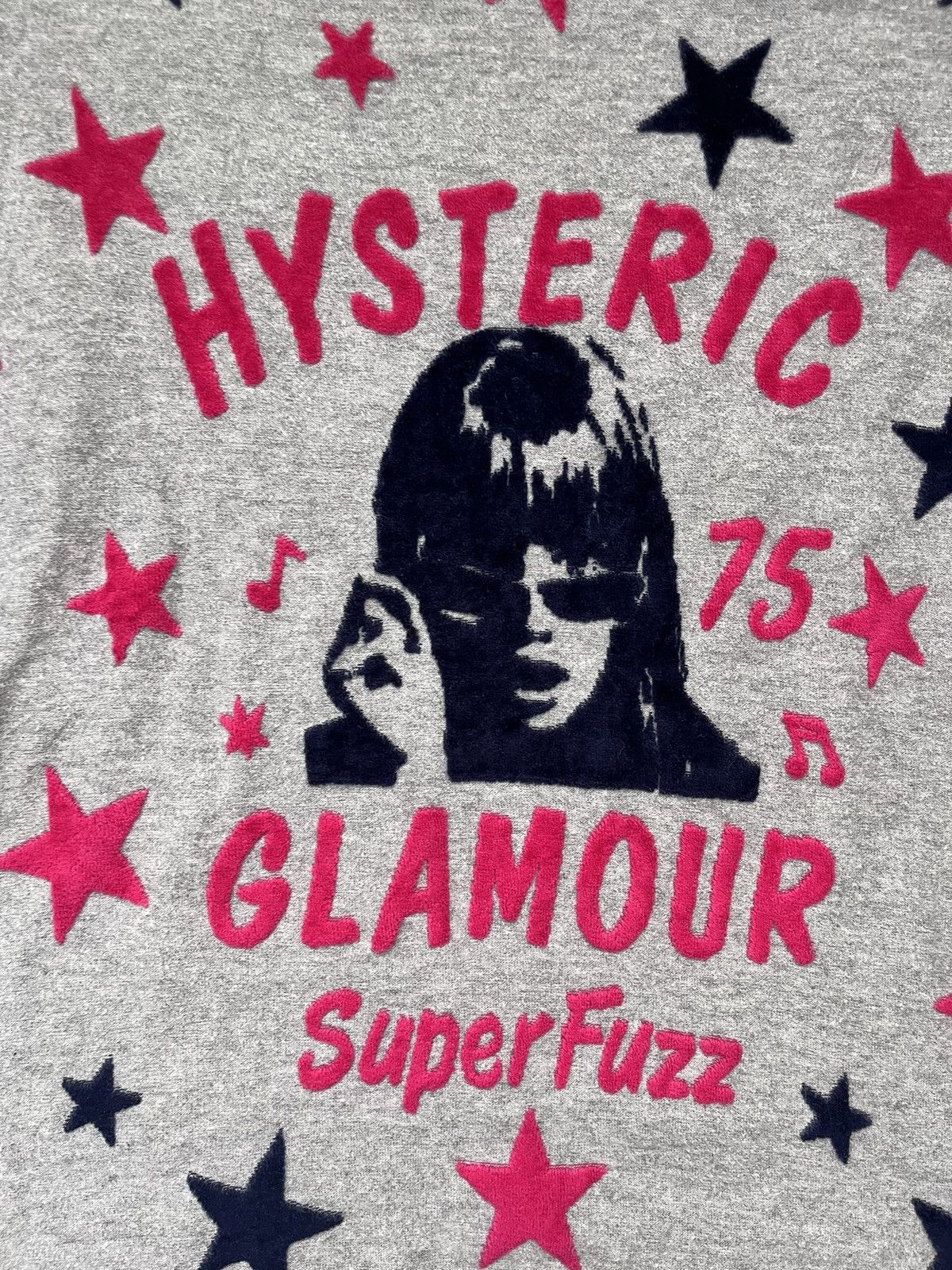 Hysteric Glamour HYSTERIC GLAMOUR SUPER FUZZ RARE STAR 75 Y2K TEE VINTAGE Size S / US 4 / IT 40 - 2 Thumbnail