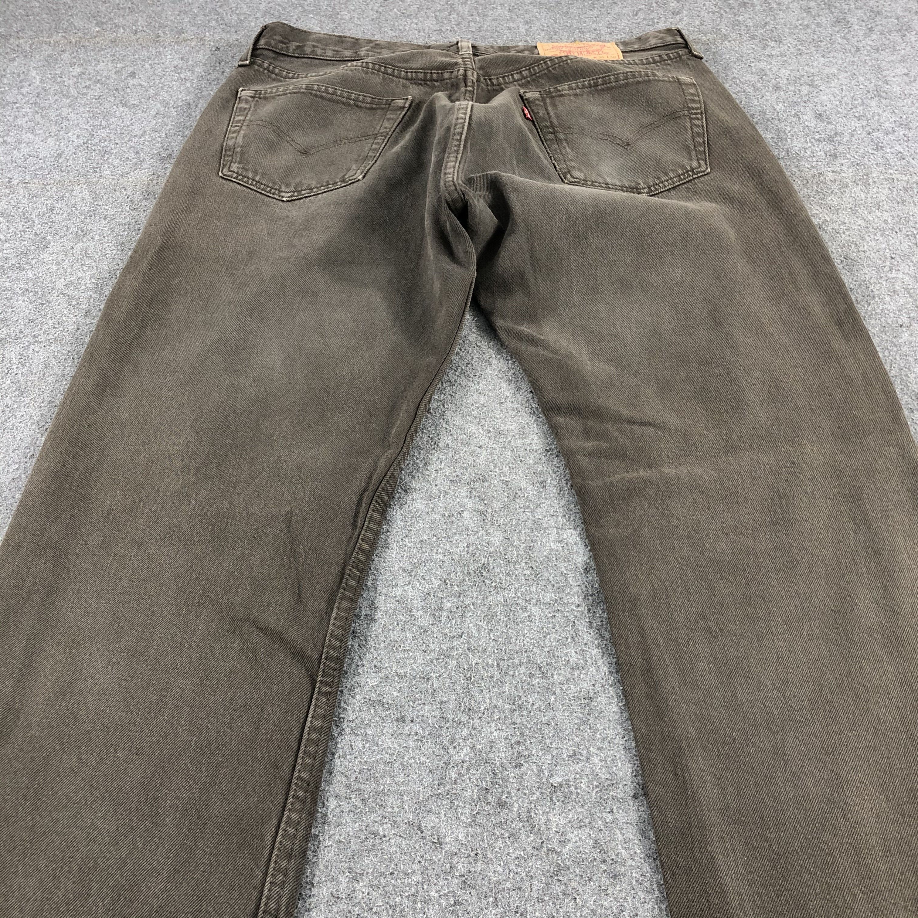 Levi's × Vintage Vintage 90s Faded Black Levis 501 Jeans-JM1493 Size US 35 - 4 Thumbnail