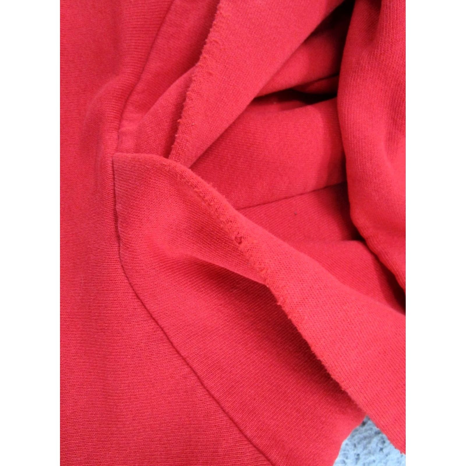 Russell Athletic VINTAGE Russell Athletic Hoodie Shirt Adults XL Red 90s Sports Football Mens Hooded Pullover Size US XL / EU 56 / 4 - 6 Thumbnail