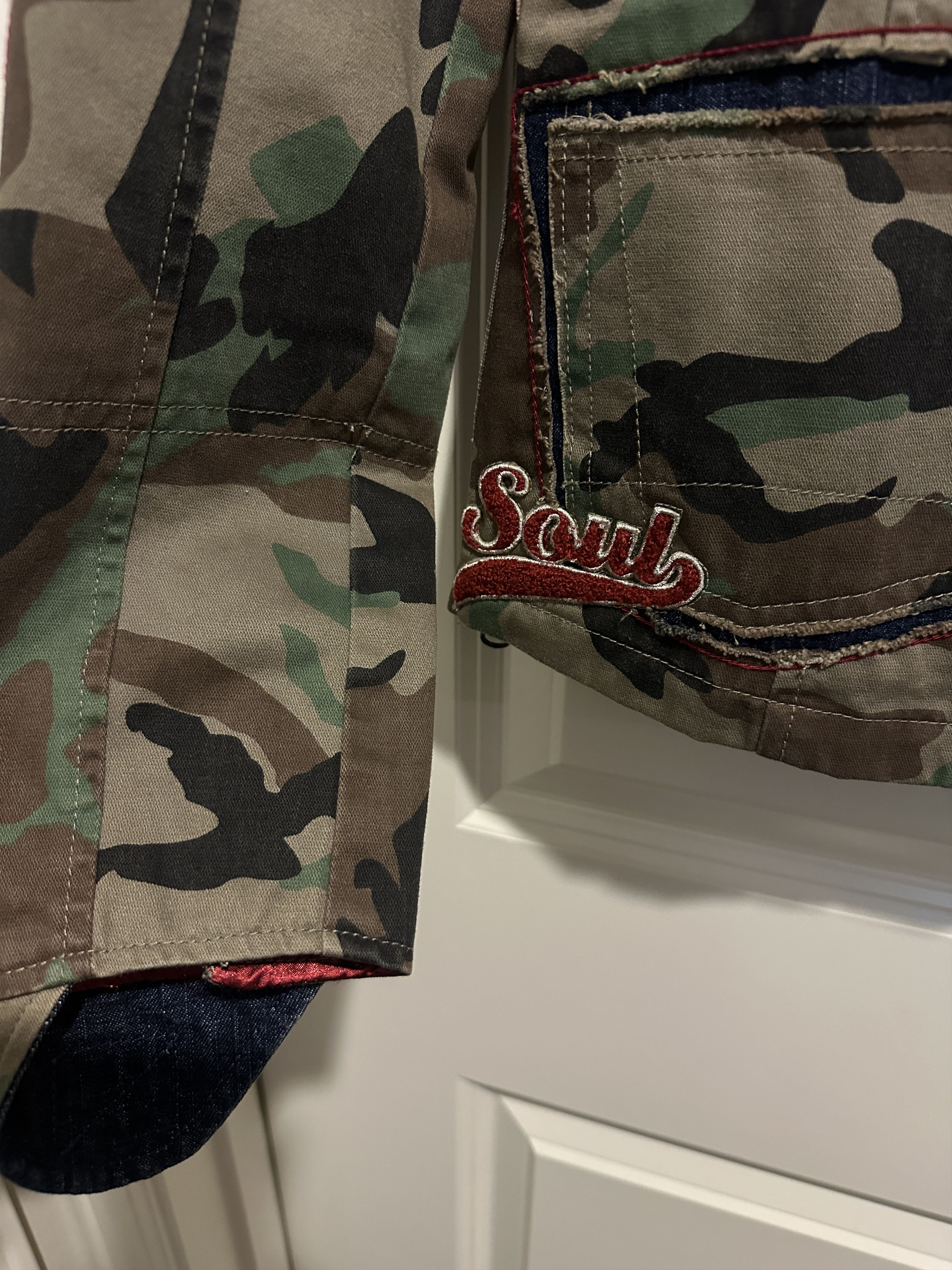 Triple 5 Soul vintage Triple Five Soul E89 camouflage blazer jacket Size S / US 4 / IT 40 - 5 Thumbnail