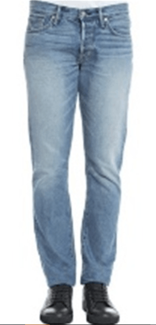 o1loc1c0324 TFD001 Denim Slim Fit in Blue