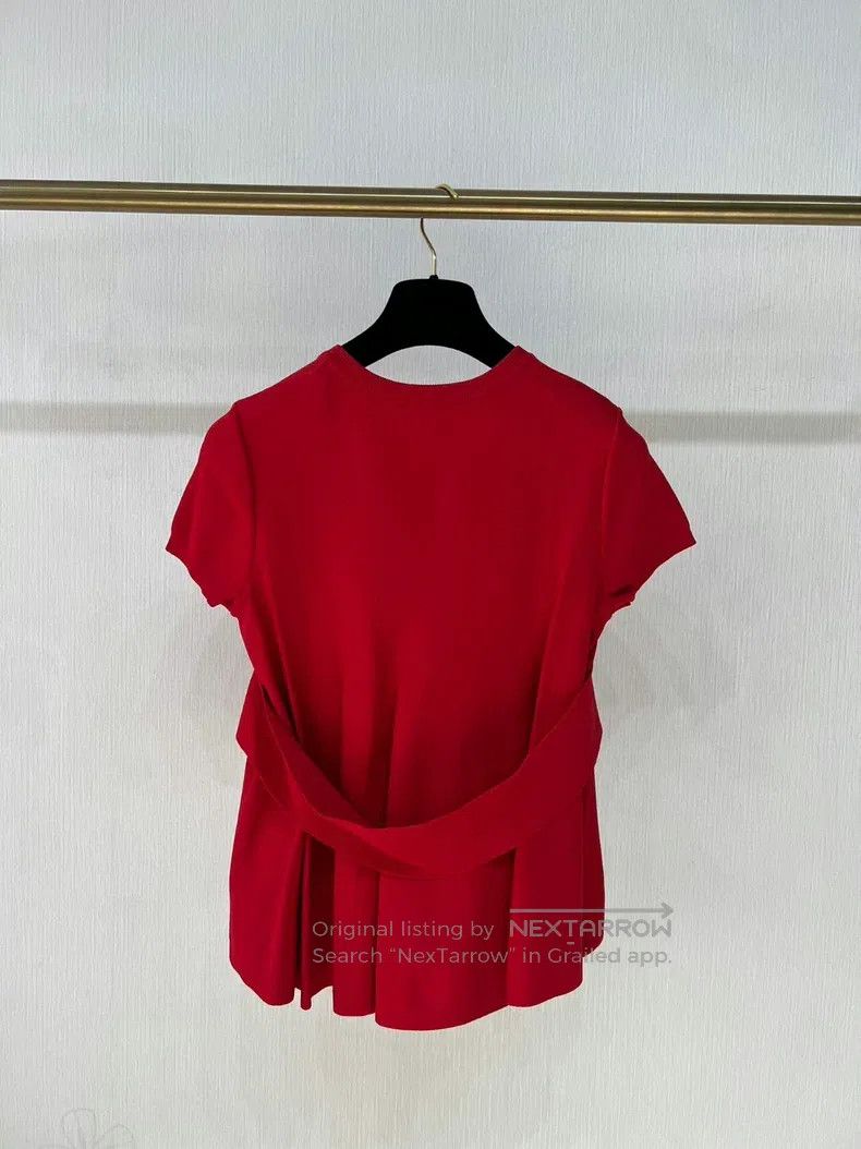 Valentino Valentino Red knitted top Size S / US 4 / IT 40 - 5 Thumbnail