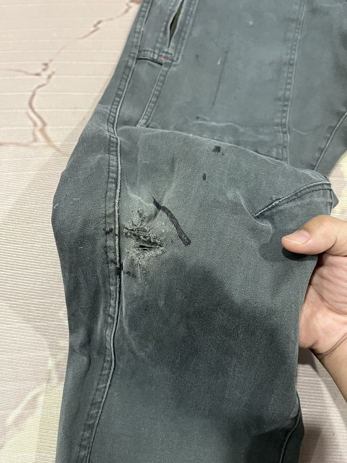 Japanese Brand Genba Xebec Work Pants Distressed Cargo Utility Size US 33 - 4 Thumbnail