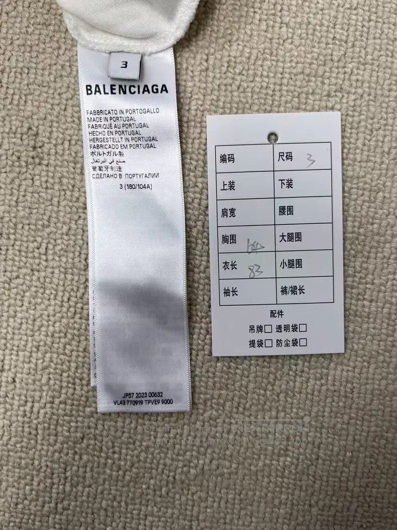 Balenciaga Balenciaga Logo Letter Print Casual Short Sleeve T-Shirt Size US L / EU 52-54 / 3 - 4 Thumbnail