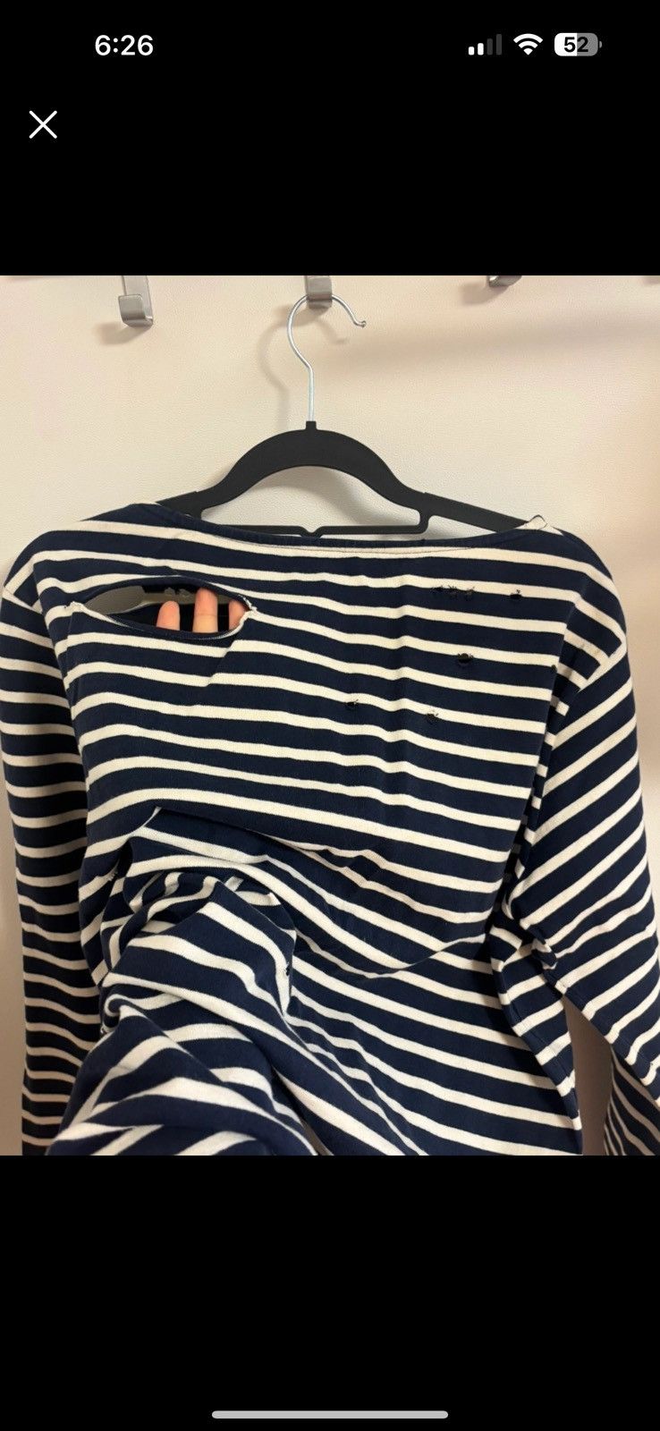 Saint Laurent Paris Saint Laurent Distressed long sleeve Size US L / EU 52-54 / 3 - 5 Thumbnail
