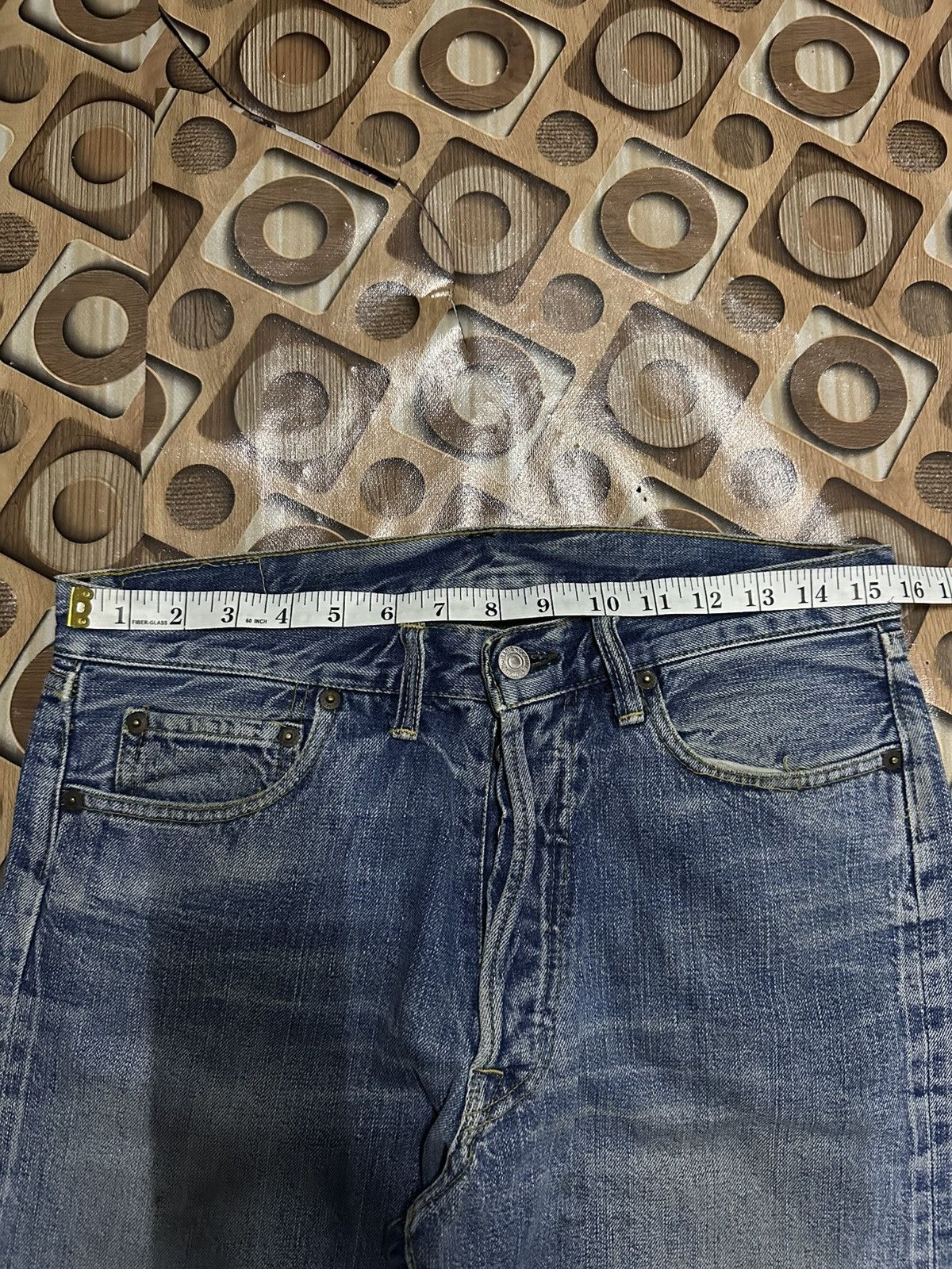 Denime Vintage 90’s DENIME Jeans Selvedge/Redline RARE Denim Pants Size US 31 - 11 Thumbnail