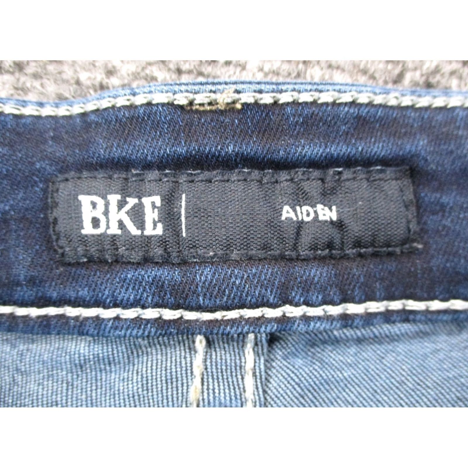 Vintage BKE Buckle Jeans Mens 29 X 30 Blue Denim Aiden Boot Cut Jeans Regular 5-Pocket Mens Blue 90s Style Boots Cut Buckle Brand: Buckle Jeans" Size US 29 - 7 Thumbnail