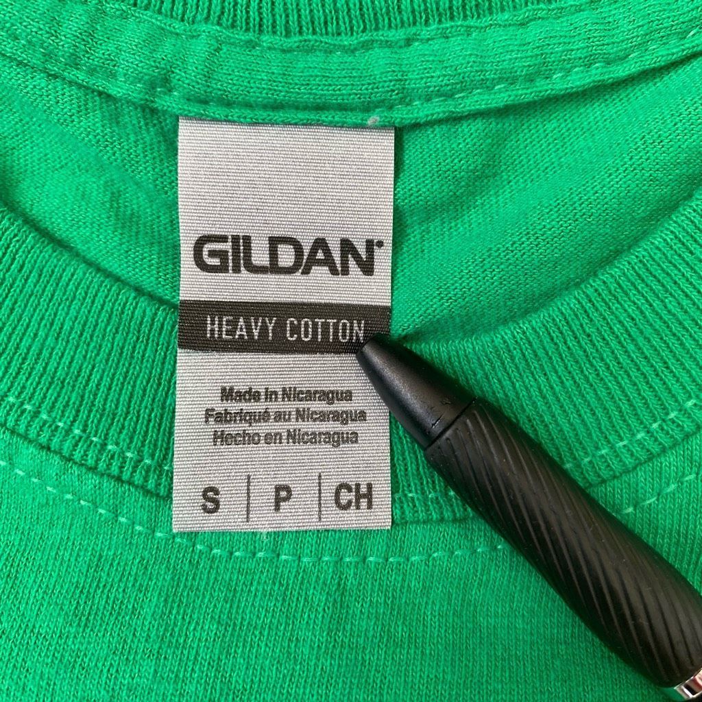Gildan Gildan adult S 100% cotton green M&M Crewneck short sleeve t Size S / US 4 / IT 40 - 3 Thumbnail