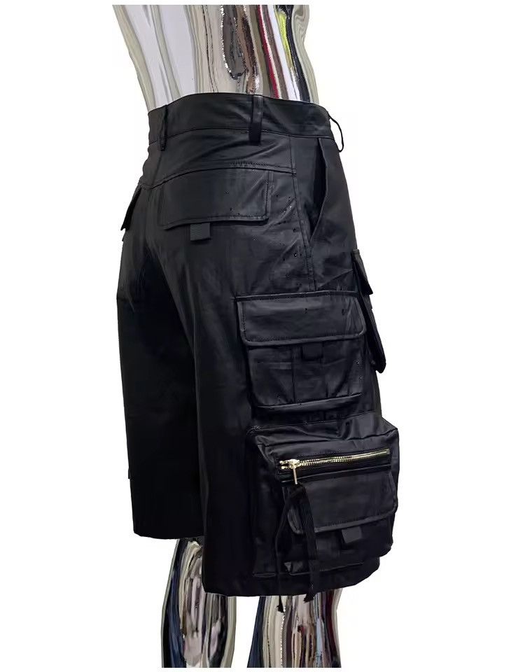 Other Cargo Leather Multi-pockets Shorts Size US 32 / EU 48 - 7 Thumbnail