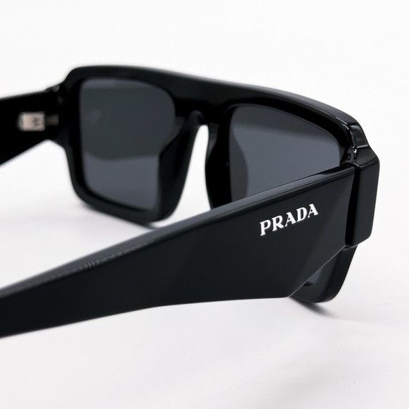 Prada NEW PRADA SPR A05 16K08Z SQUARE BLACK PRA05S 16K08Z UNISEX P Size ONE SIZE - 9 Thumbnail
