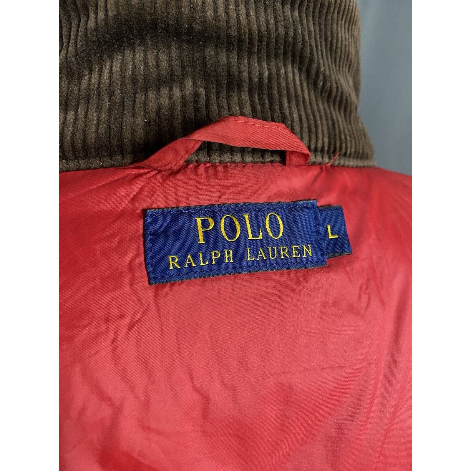 Polo Ralph Lauren Polo Ralph Lauren Men's Red Quilted Jacket Size L Size US L / EU 52-54 / 3 - 11 Thumbnail