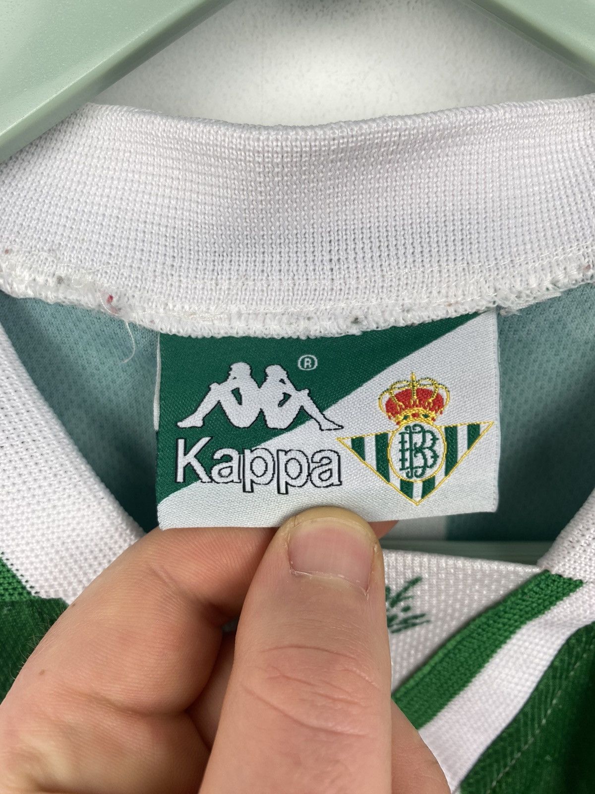 Kappa Vintage Real Betis 1995 1997 Kappa Soccer Jersey PSG Milan Size US S / EU 44-46 / 1 - 20 Thumbnail