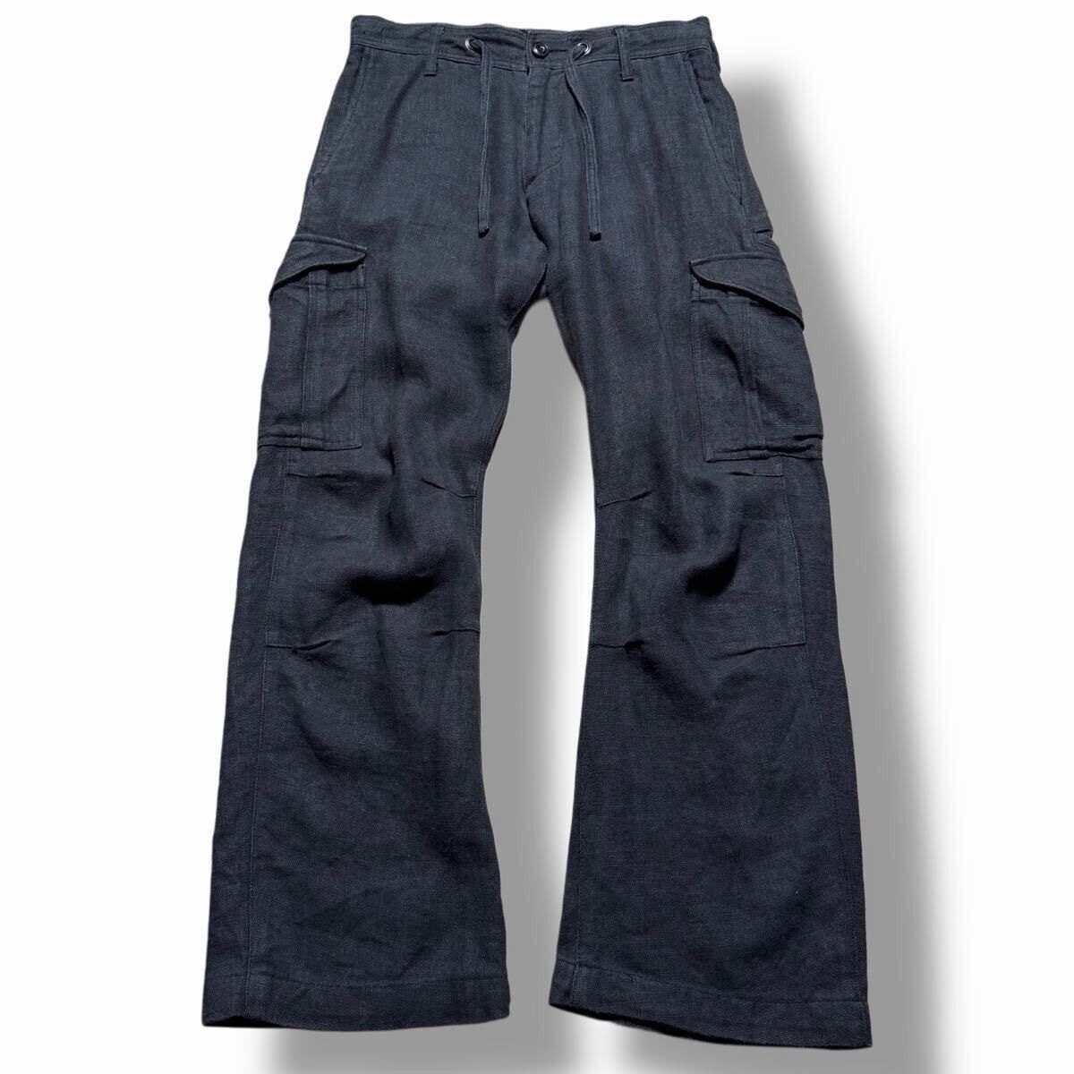 junhashimoto junhashimoto Linen Cargo Pants Size US 30 / EU 46 - 1 Thumbnail