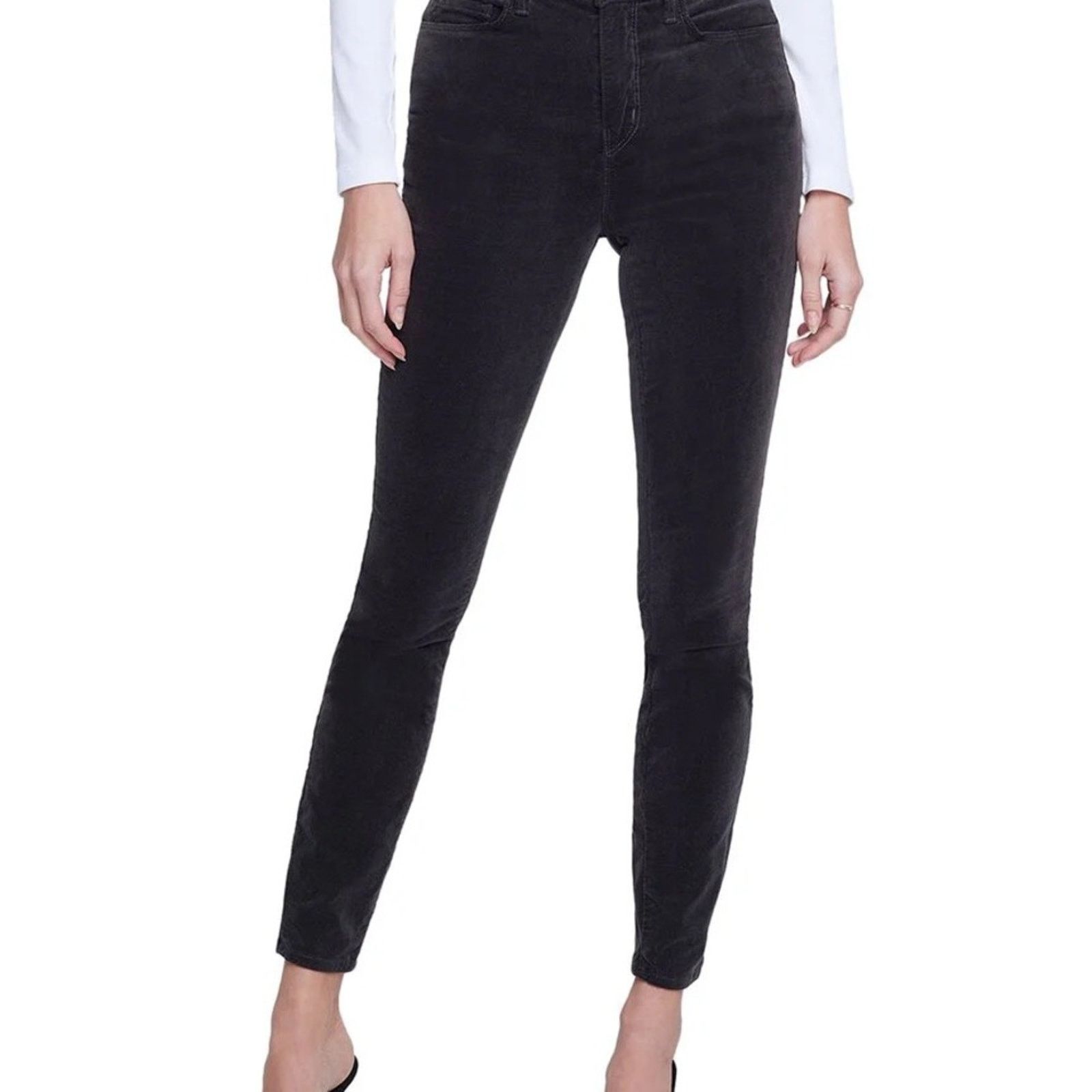 L'AGENCE L’AGENCE NWT Velvet Ultra High Rise Skinny Jeans Womens 23 Size 23" - 1 Thumbnail
