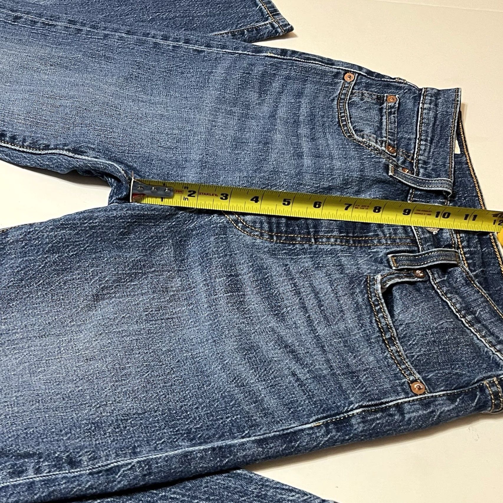 Levi's Levi's 501 Skinny Jeans Womens Regular 27x27 Denim Blue Vintage Retro 5-Pocket Mens Womens Size 27" / US 4 / IT 40 - 4 Thumbnail