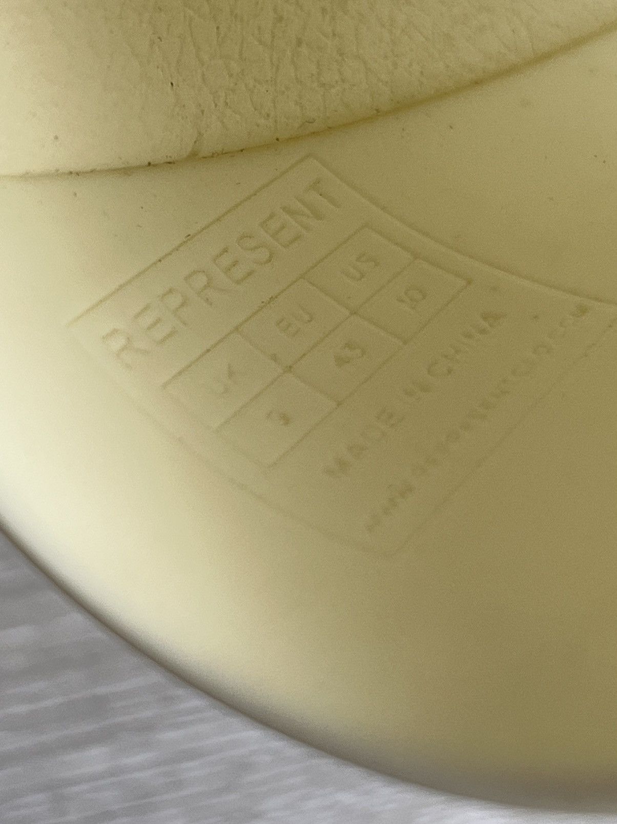 Represent Clo. Represent Men's Slide Sandles Sliders Pool Cobalt White Logo Size US 9 / EU 42 - 6 Thumbnail