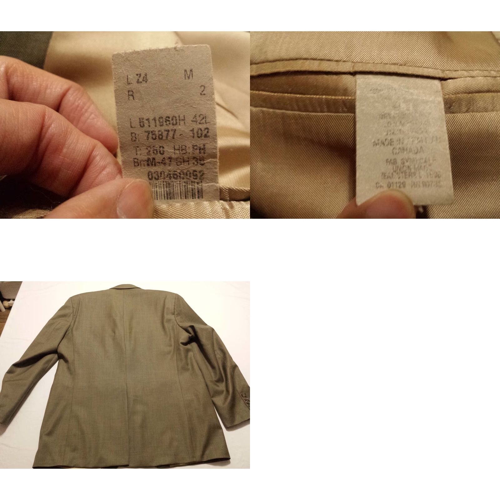 Ralph Lauren Ralph Lauren Blazer Mens 42 Long Solid Green Wool 2 Button Jacket Coat Wrapper 100% Wool - Vintage? No, 4-button Sleeve - Regular Fit Size US XL / EU 56 / 4 - 8 Thumbnail