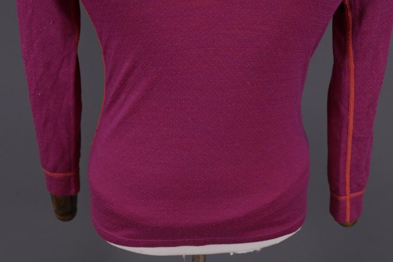 Designer Devold Purple Merino Wool Long Sleeve Top Base Layer Size 16 Size US XXS / EU 40 - 10 Thumbnail