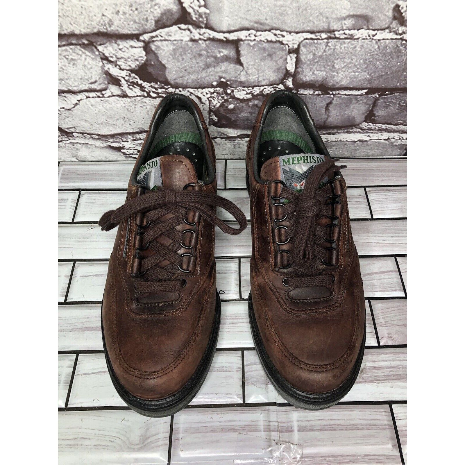 Mephisto Mephisto Runoff Air-Jet System Brown Leather Sneaker Shoes W Size US 8 / IT 38 - 2 Thumbnail