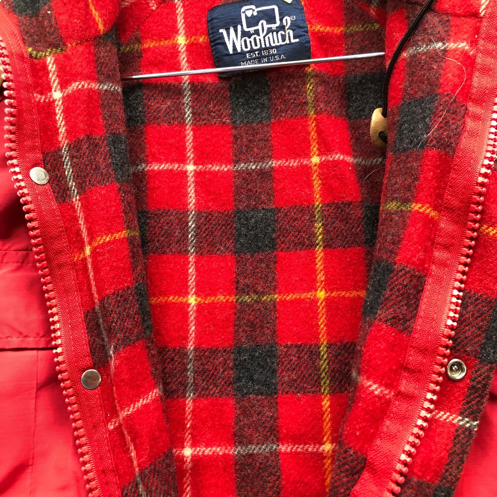 Other VTG Woolrich Flannel Lined Parka Womens Small Barn Coat Size XL / US 12-14 / IT 48-50 - 11 Thumbnail